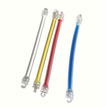 Tennis Vibration Dampeners - Silicone Long Bar Shock Absorbers for Racket/Squash/Badminton, Anti-Slip Design w/Tool-Free Install