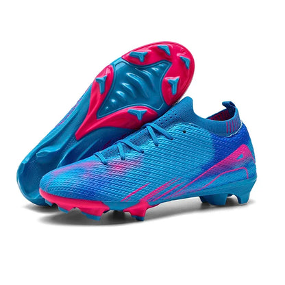New Men Soccer Shoes Futsal Mid-top Football Boots Cleats Sneakers Non-Slip High-quality Match Indoor Hot-selling FG/TF