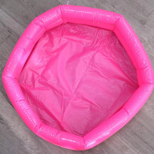 Foldable Summer Inflatable Swimming Pool 60cm PVC Baby Swimming Pool Round Outdoor Play Water Bathtub for Kids