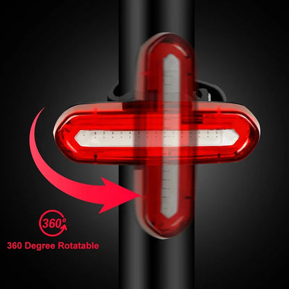 Cycling Tail Light Outdoor Highlight USB Charging Mountain Led Warning  Bike Lights Tail Lamp Rear Light Bicycle Accessories