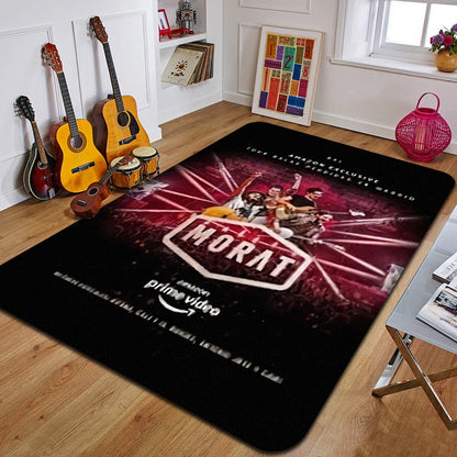 M-Morat Printed Carpet Fashion Yoga Mat Non-Slip Carpet Bedroom Decoration Outdoor Carpet Bedroom Birthday Gift