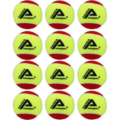 AMASPORT Kid Tennis Balls 25%/50%75% Slower Soft Pressure-Decompression Tennis Balls for Children Aged 5-12 Years