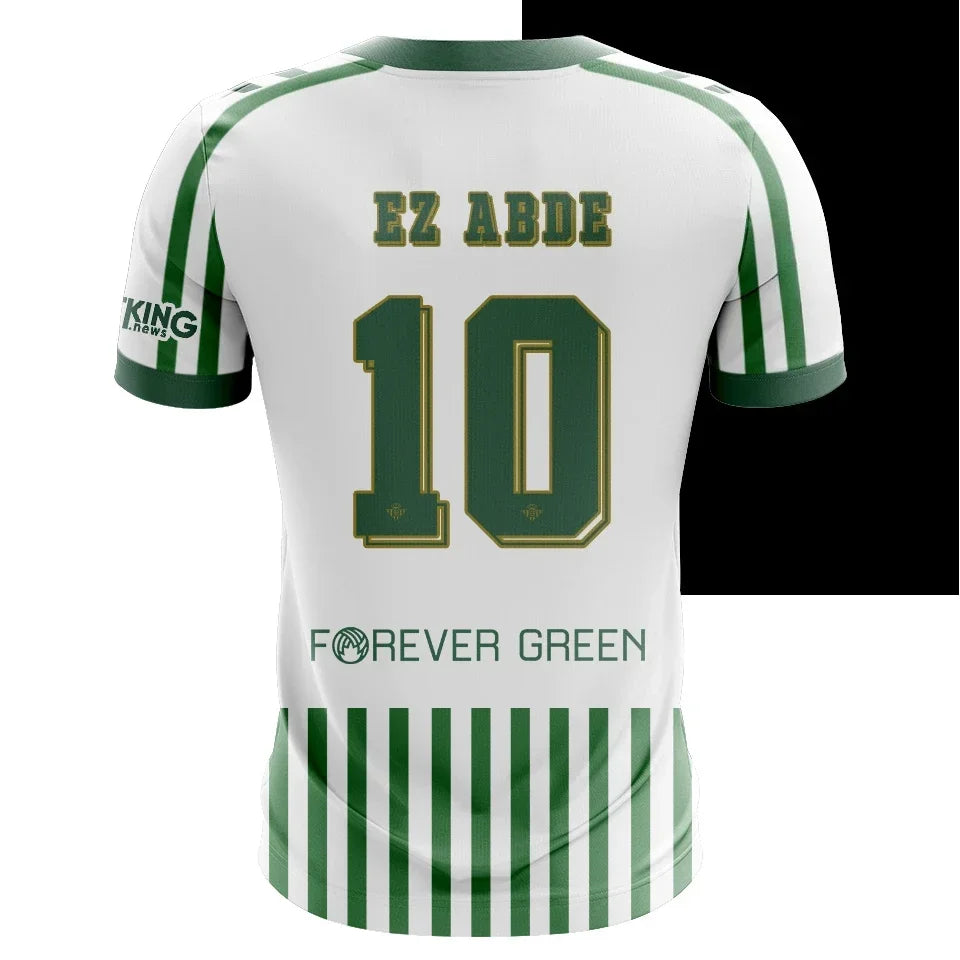 2025 Best-selling New 3D printed Betis Chelsea football jersey for men and women, quick-drying shirt, breathable T-shirt.