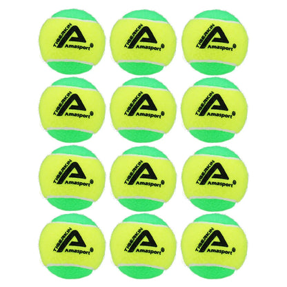 AMASPORT Kid Tennis Balls 25%/50%75% Slower Soft Pressure-Decompression Tennis Balls for Children Aged 5-12 Years