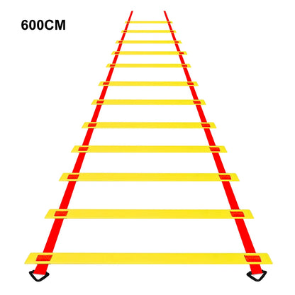 2M-10M Adjustable Agility Speed Ladder Stairs Nylon Straps Training Ladders Agile Staircase for Soccer Football Speed Ladder