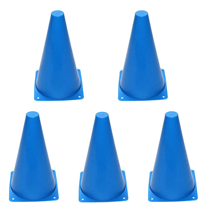 5 sets of 23cm soccer obstacle marker buckets, 9-inch plastic buckets, marker soccer training cone buckets