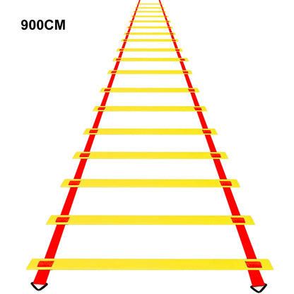 2M-10M Adjustable Agility Speed Ladder Stairs Nylon Straps Training Ladders Agile Staircase for Soccer Football Speed Ladder