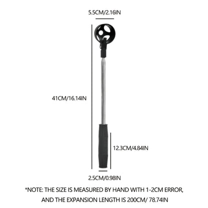 Golf Ball Retriever For Water Telescopic Portable Golf Ball Picker Steel Golf Ball Pick Up Grabber With Automatic Locking Scoop