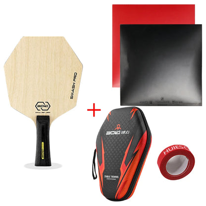 Hexagon Table Tennis Bat Base Plate Larger Hitting Area Pure Wood Blade Professional Paddle for Tranning Offensive Ping Pong