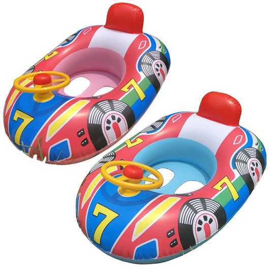 Baby Steering wheel car boat Swimming Float Ring,Baby Inflatable  Pool Floatie ，Bathtub Toys， Pool Accessories