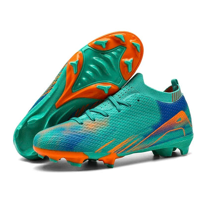 New Men Soccer Shoes Futsal Mid-top Football Boots Cleats Sneakers Non-Slip High-quality Match Indoor Hot-selling FG/TF