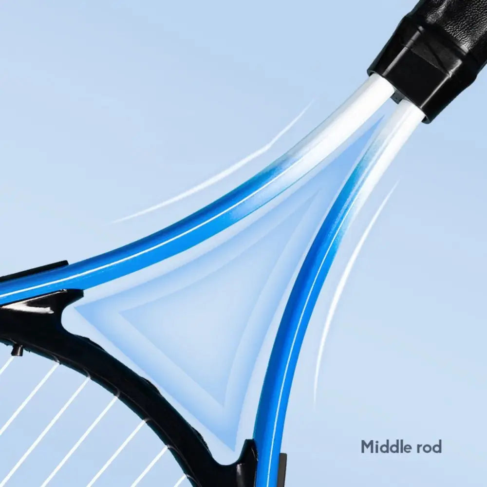 Single Tennis Racket Set for Kids Shock Absorbing Lightweight Tennis Trainer Rebound 23inch with Carry Bag Tennis Racquets Set