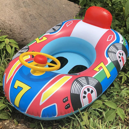 Baby Steering wheel car boat Swimming Float Ring,Baby Inflatable  Pool Floatie ，Bathtub Toys， Pool Accessories