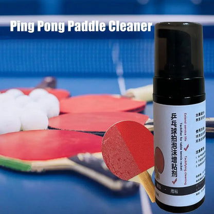 Table Tennis Bat Cleaning Set Racket Cleaner PingPong Paddle Care Spray 100ml Paddle Cleaning Spray Kit For PingPong Bat And