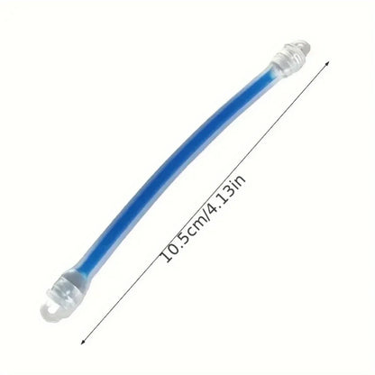 Tennis Vibration Dampeners - Silicone Long Bar Shock Absorbers for Racket/Squash/Badminton, Anti-Slip Design w/Tool-Free Install