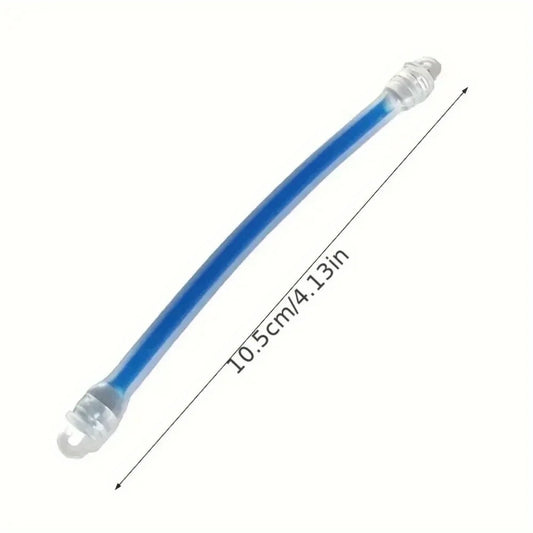 Tennis Vibration Dampeners - Silicone Long Bar Shock Absorbers for Racket/Squash/Badminton, Anti-Slip Design w/Tool-Free Install