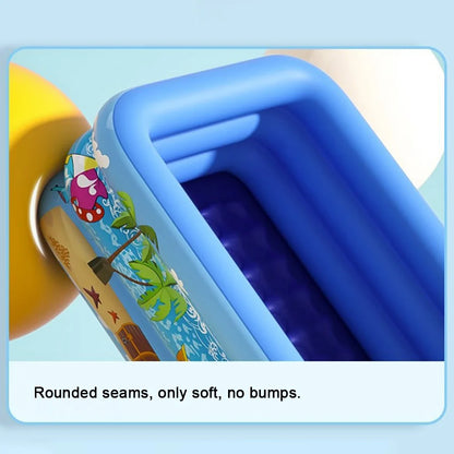 Inflatable Swimming Pool Indoor Outdoor PVC Swimming Pool Cartoon Thickening Swimming Pool for Toddler Kids Pool