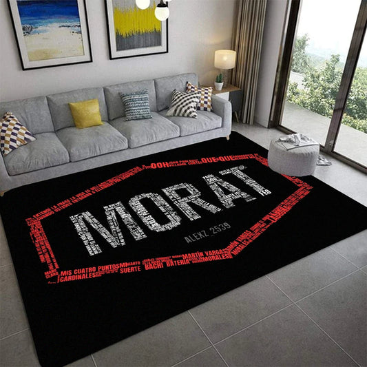 M-Morat Printed Carpet Fashion Yoga Mat Non-Slip Carpet Bedroom Decoration Outdoor Carpet Bedroom Birthday Gift