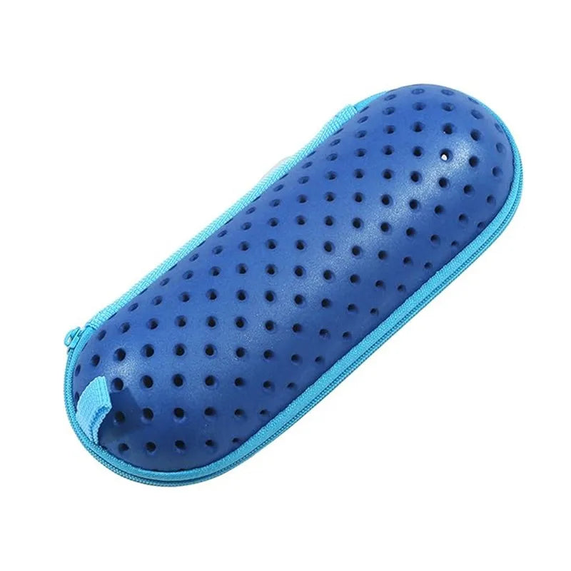 EVA Soft Swimming Glasses Organizer Protector Glasses Case Swimming Gear Breathable Drainage Hole Portable Goggles Cover