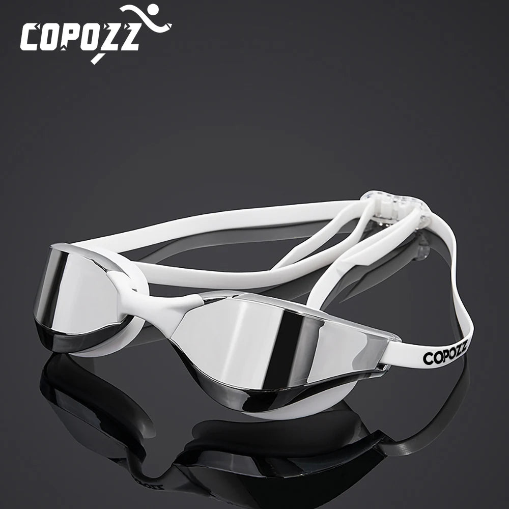 Professional HD Anti-Fog Swim goggles Anti-UV glasses large Frame Silicone Swimming Glasses for Men and Women