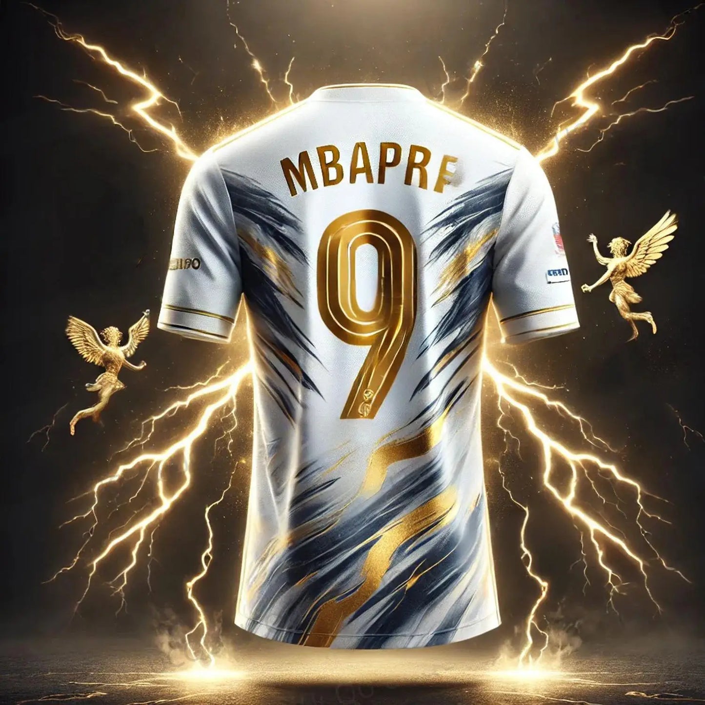 Football short-sleeved T-shirt and crew neck comfortable sports top training and fitness gift No. 9 jersey football  soccer unif