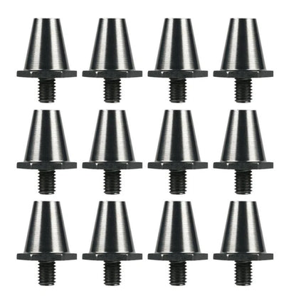 12Pcs Quality Football Shoe Studs for 5MM Threaded Football Soccer Shoes 11mm/13mm/15mm Football Shoe Replacement Spikes JOME