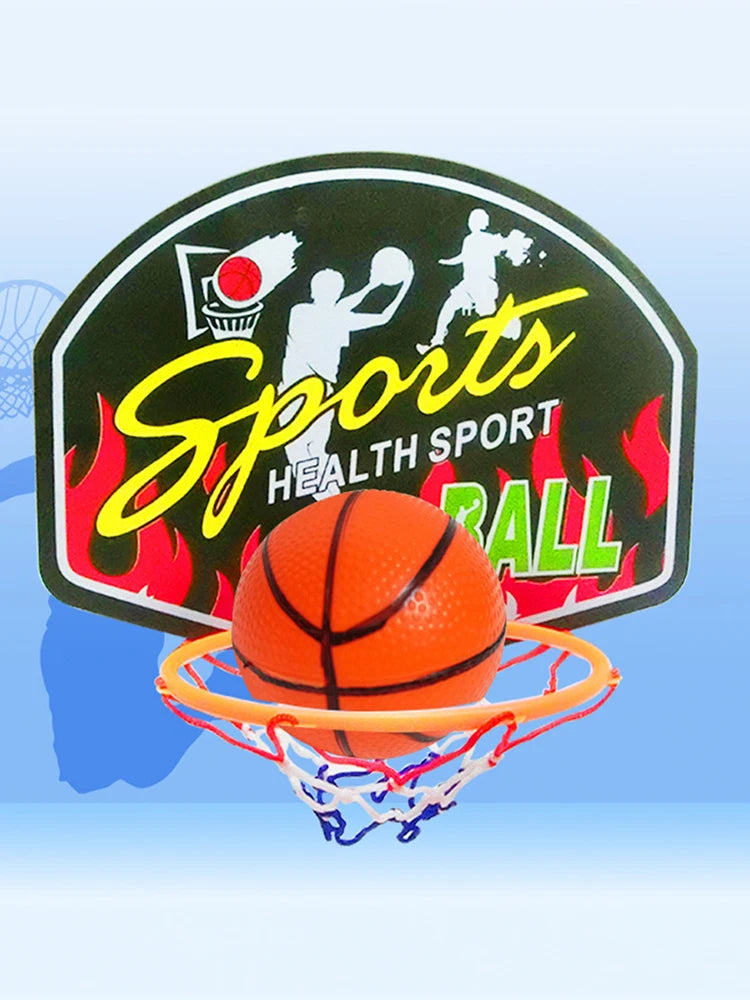 Mini Basketball Hoop Set Portable Basketball Hoop with Ball and Inflatable Pump Basketball Set Indoor Outdoor Play for Kids
