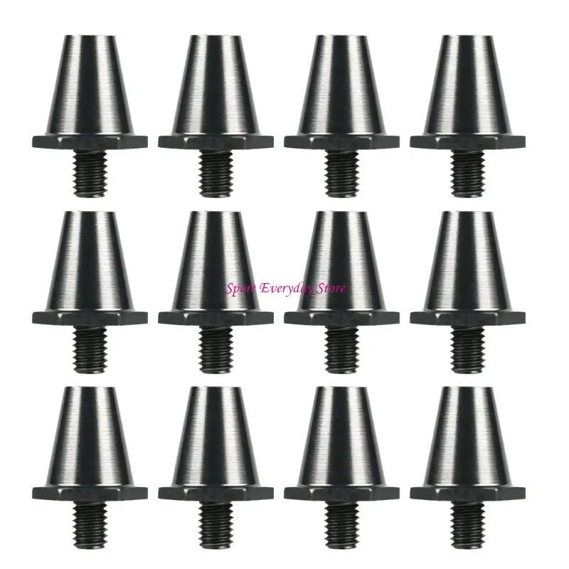 12Pcs Quality Football Shoe Studs for 5MM Threaded Football Soccer Shoes 11mm/13mm/15mm Football Shoe Replacement Spikes JOME
