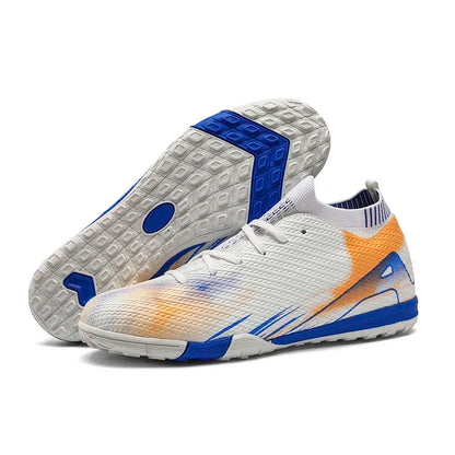 New Men Soccer Shoes Futsal Mid-top Football Boots Cleats Sneakers Non-Slip High-quality Match Indoor Hot-selling FG/TF