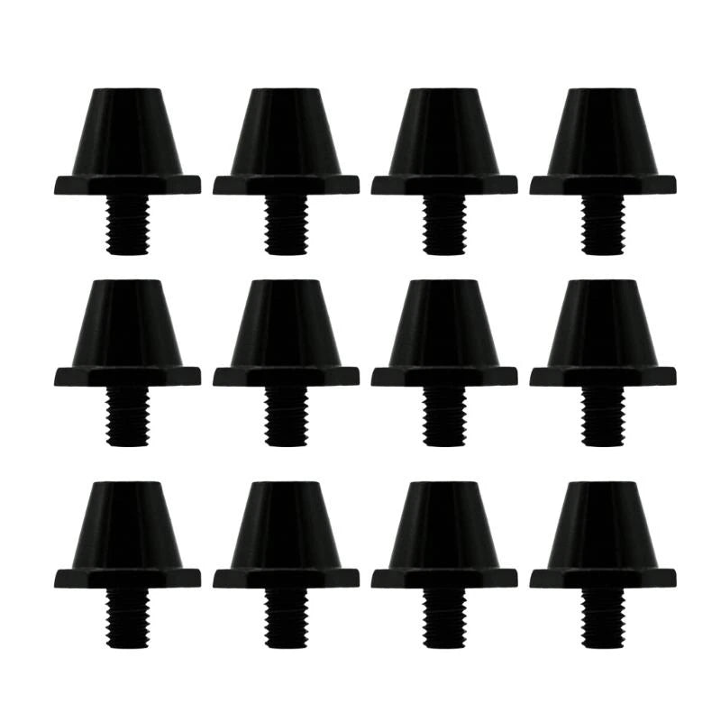 12Pcs Quality Football Shoe Studs for 5MM Threaded Football Soccer Shoes 11mm/13mm/15mm Football Shoe Replacement Spikes JOME