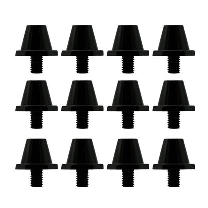 12Pcs Quality Football Shoe Studs for 5MM Threaded Football Soccer Shoes 11mm/13mm/15mm Football Shoe Replacement Spikes JOME