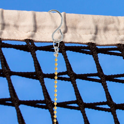 2 Pcs Volleyball Referee Equipment Kit Net Measurement Chain Nets Supplies Setter Trainer Copper for Volleyballs