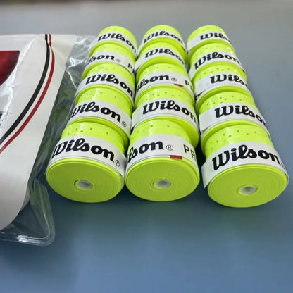 15/30PCS Original wilso Overgrip Anti Slip Tennis Racket Sweatband Grips Padel Shock Absorption Grip Tape Training Accessories