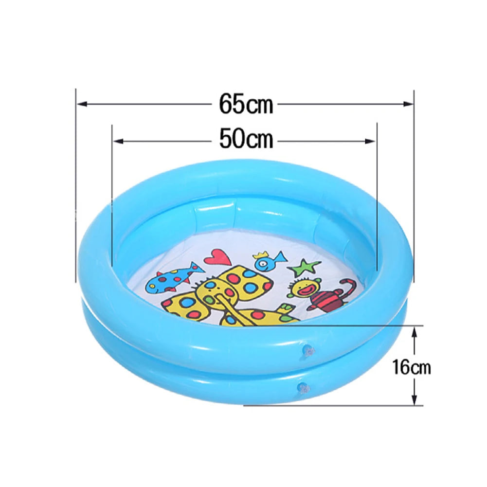 Inflatable Swimming Pool Indoor Outdoor PVC Swimming Pool Cartoon Thickening Swimming Pool for Toddler Kids Pool