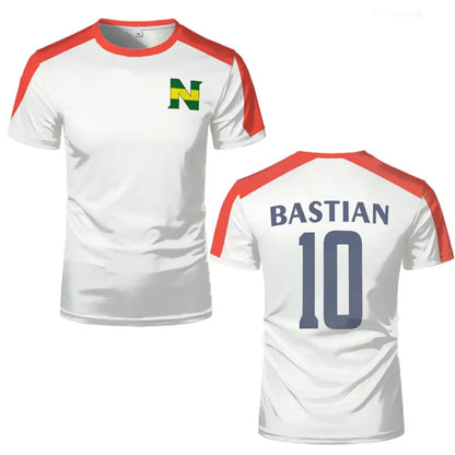 Popular Anime South Kirk Captain Tsubasa T-shirt ATOM LENDERS Role-playing Jersey Men's And Women's Quick-drying Sportswear