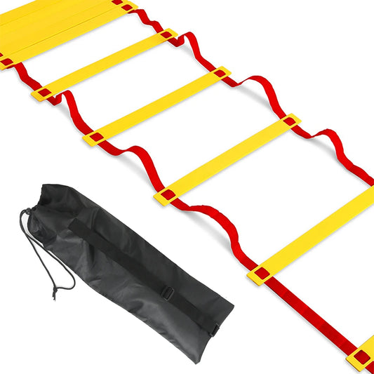 2M-10M Adjustable Agility Speed Ladder Stairs Nylon Straps Training Ladders Agile Staircase for Soccer Football Speed Ladder