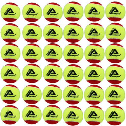 AMASPORT Kid Tennis Balls 25%/50%75% Slower Soft Pressure-Decompression Tennis Balls for Children Aged 5-12 Years