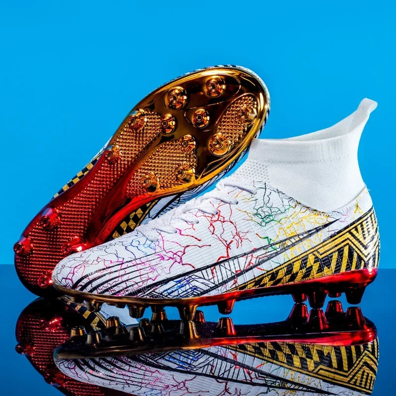 New Men Professional Football Boots Unisex Non-slip Cleats Soccer Shoes Breathable Sports Drop Shipping Ultralight