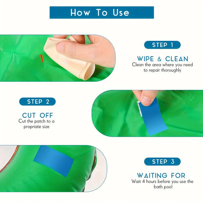 10/20 Pieces Underwater Self-adhesive Swimming Pool Patch, PVC Swimming Pool Repair Kit, Underwater Repair Swimming Pool Patch