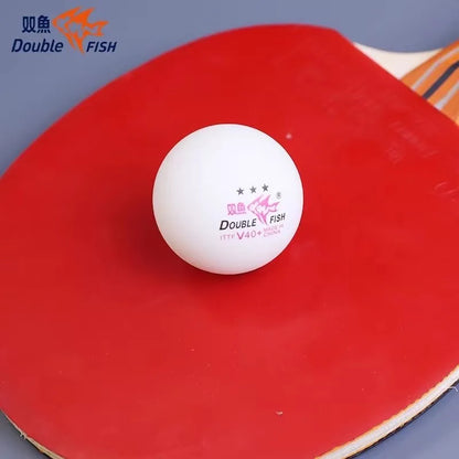 Double Fish WTT 3 Star Table Tennis Ball (WTT Official Ball) Original Double Fish 3-Star Ping Pong Balls ITTF Inproved