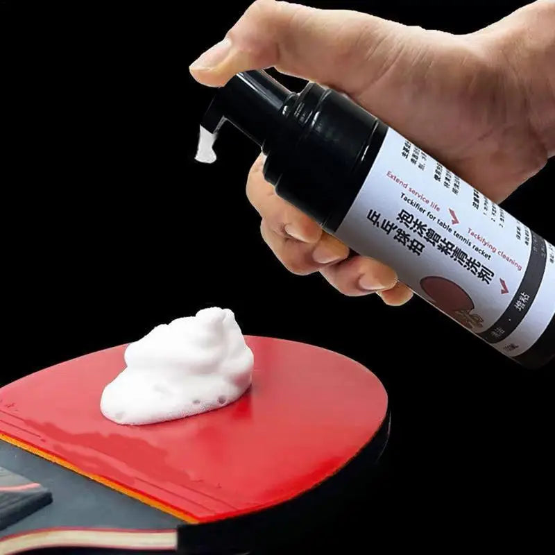 Table Tennis Bat Cleaning Set Racket Cleaner PingPong Paddle Care Spray 100ml Paddle Cleaning Spray Kit For PingPong Bat And