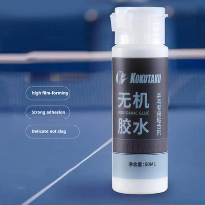 Table Tennis Racket Glue Professional Table Tennis Rubber Glue Pong Racket Speed Glue With Brush Rubber Adhesive & Cleaner
