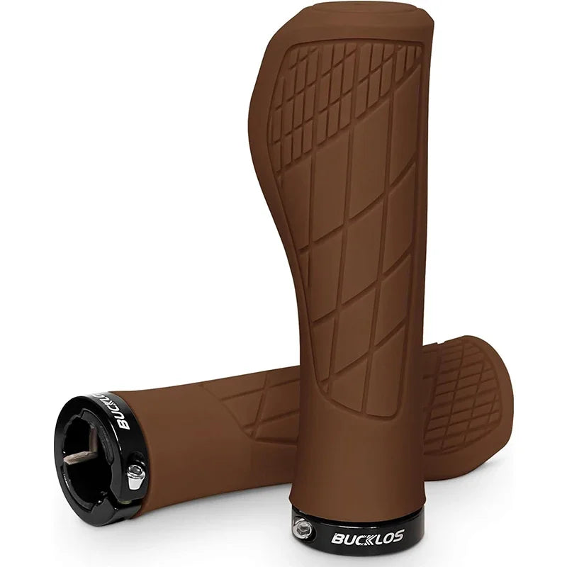 BUCKLOS MTB Handlebar Grips Ergonomic Comfortable Mountain Bike Lokc Grips Bicycle Soft Rubber Handlebar Grip Bike Accessories