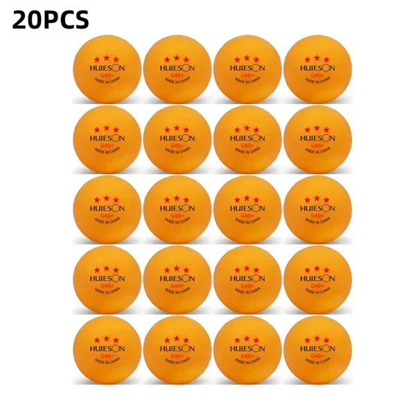 Huieson G40+ Professional Ping-pong Balls 3 Star Polymer Material Table Tennis Balls TTF Standard Table Tennis For Competition
