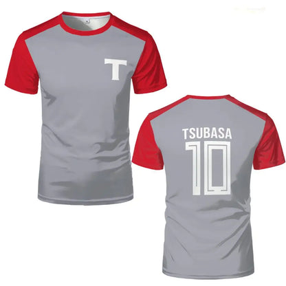 Popular Anime South Kirk Captain Tsubasa T-shirt ATOM LENDERS Role-playing Jersey Men's And Women's Quick-drying Sportswear