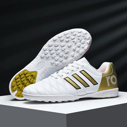 2025 Fashion Professional Mens Soccer Shoes Women Football Boots Studded Society Turf Cleats Adults TF/FG Training High-Quality