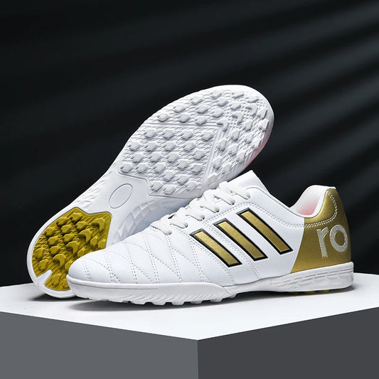 2025 Fashion Professional Mens Soccer Shoes Women Football Boots Studded Society Turf Cleats Adults TF/FG Training High-Quality