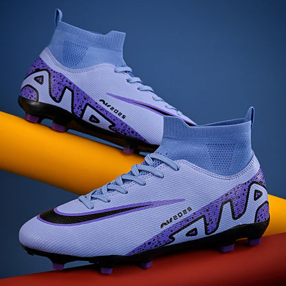 New Men Women Professional Football Boots Ultralight Hot Sale Cleats Soccer Shoes Unisex Futsal High-quality TF/FG Sneakers