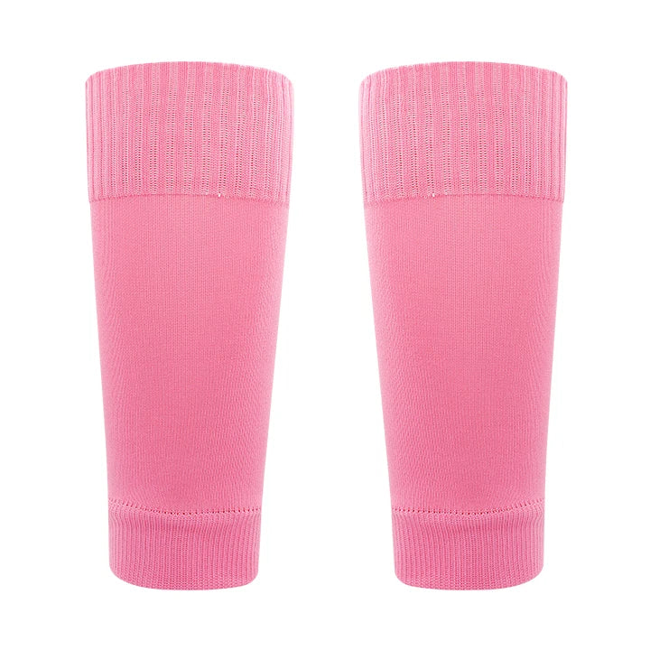 ﻿ 1 Pairs Leg Warmers Football Sports Socks Without Foot Adults Shin Guard Calf Socks Kids Leg Compression Socks Protection Gear