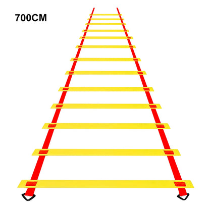 2M-10M Adjustable Agility Speed Ladder Stairs Nylon Straps Training Ladders Agile Staircase for Soccer Football Speed Ladder